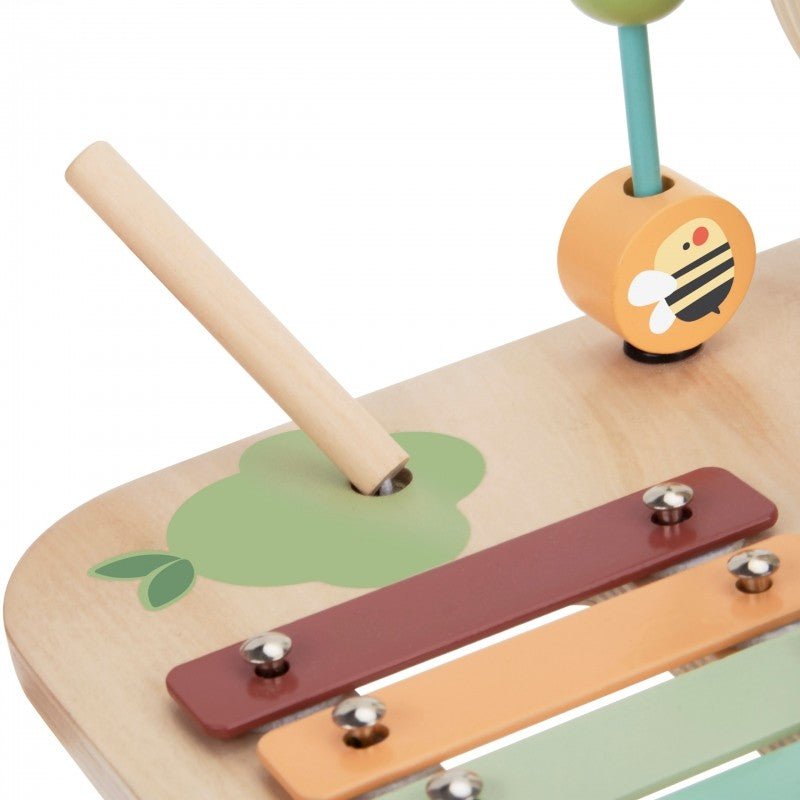 5-in-1 Houten Activiteitentafel - Groen - Educatief en Veilig - SpeelSterk SpeelSterk