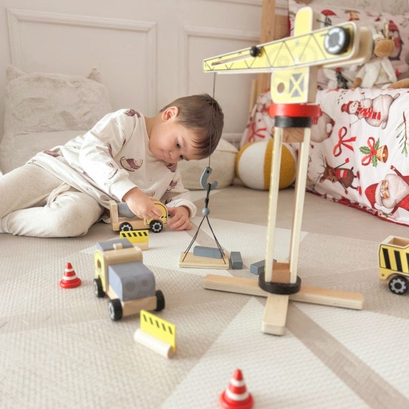 5 - in - 1 Houten Constructieset - SpeelSterk