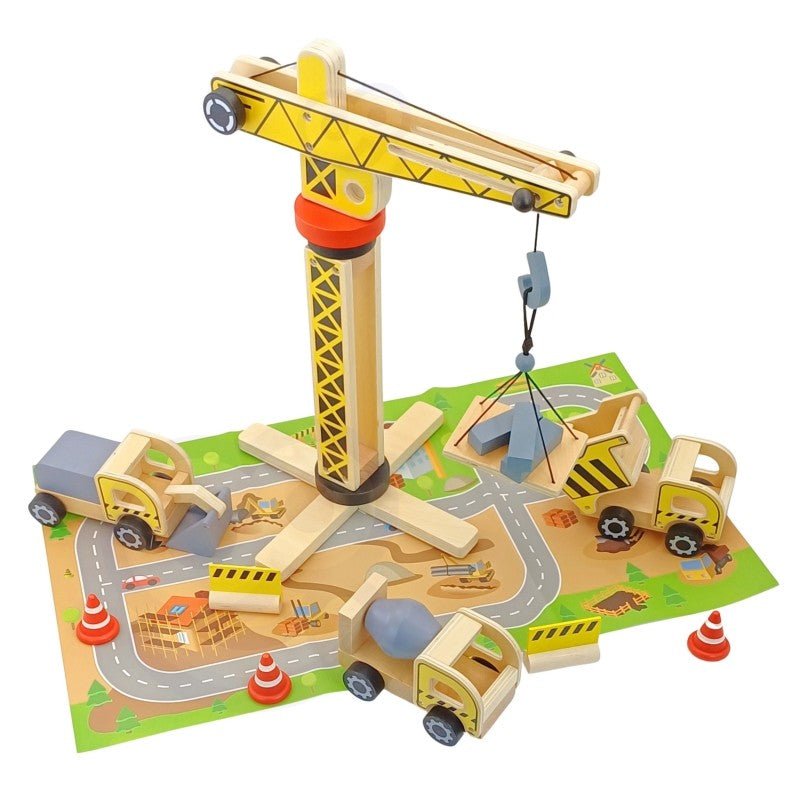 5 - in - 1 Houten Constructieset - SpeelSterk
