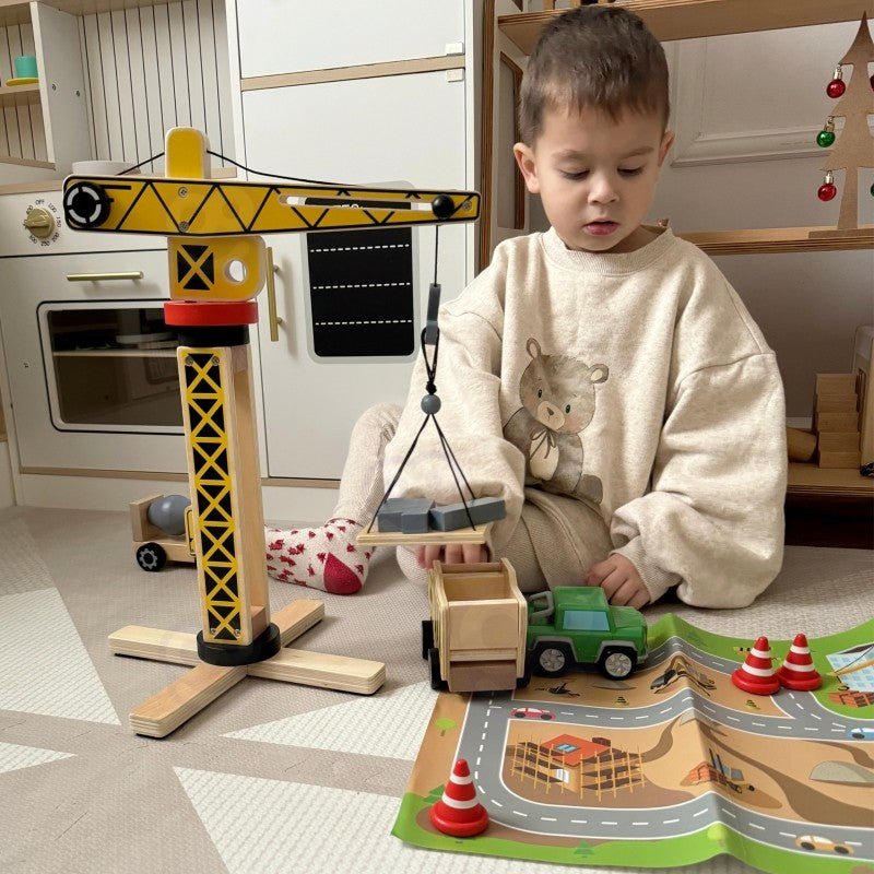 5 - in - 1 Houten Constructieset - SpeelSterk