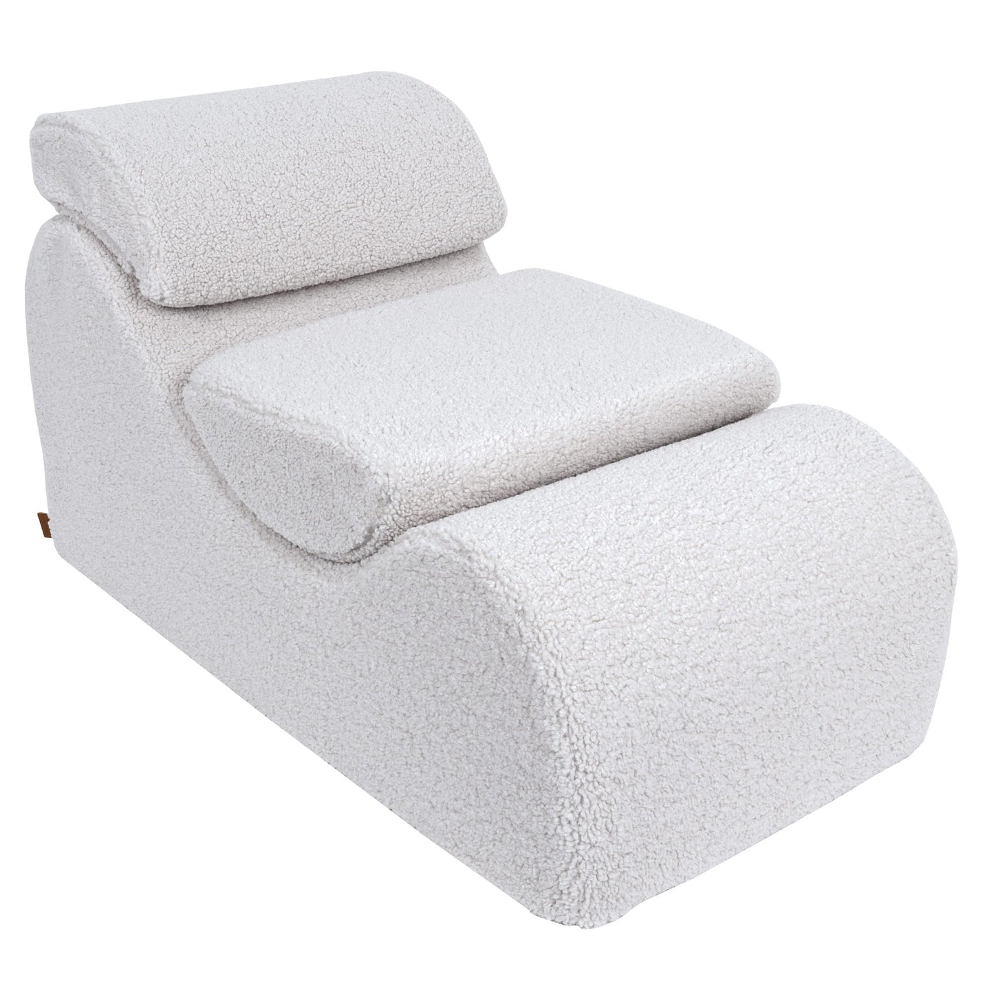 Wave Lounger Boucle - Beige - Comfortabel - Veilig Voor Kinderen - SpeelSterk SpeelSterk