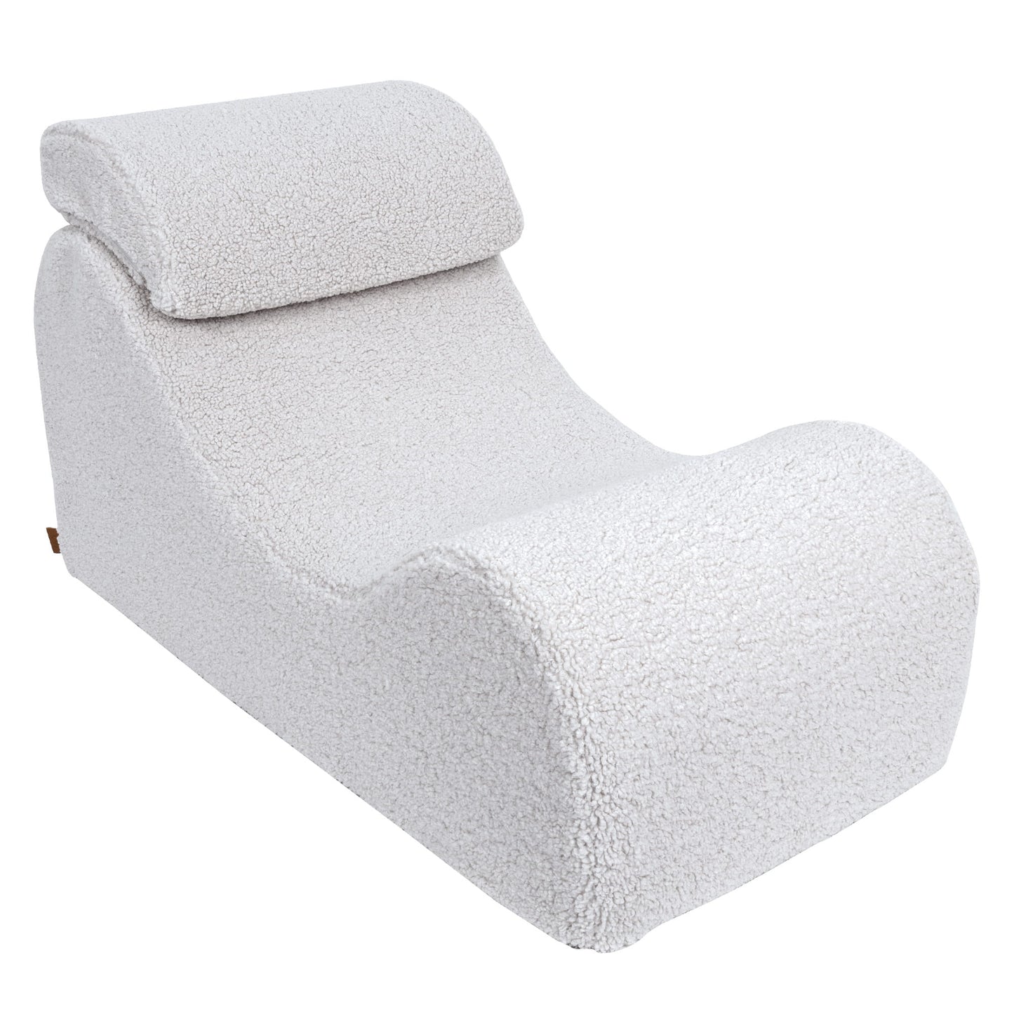 Wave Lounger Boucle - Beige - Comfortabel - Veilig Voor Kinderen - SpeelSterk SpeelSterk