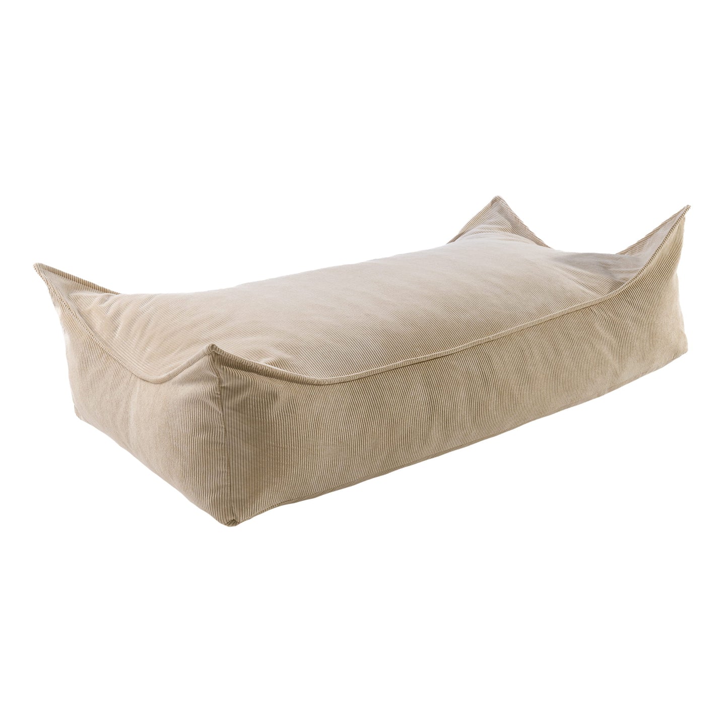 Corduroy Pouf Rechthoekig - Diverse Kleuren - Zacht en Veilig Speelcomfort - SpeelSterk SpeelSterk