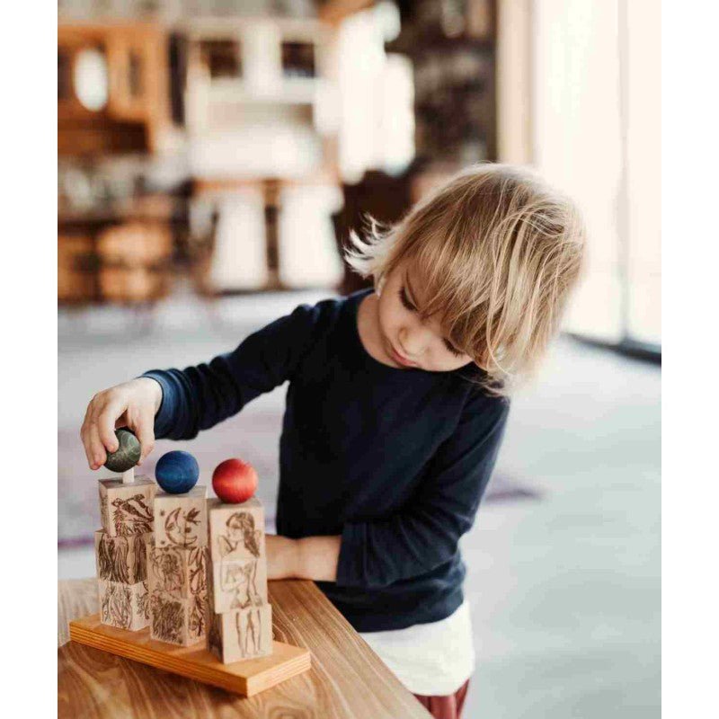 Draaipuzzel – Creatief Houten Blokkenspel - SpeelSterk