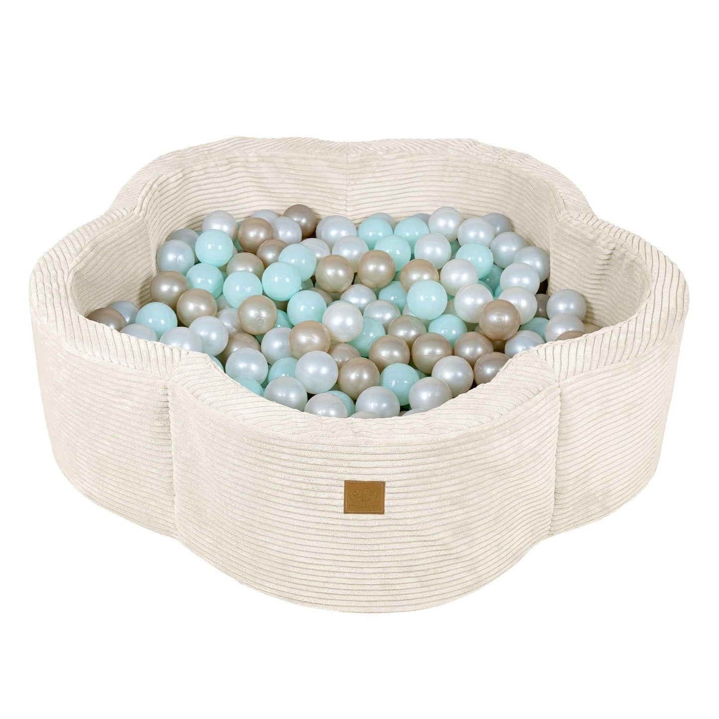 Flower Ballenbak - Beige - Veilig - Bloemvormig Design - SpeelSterk SpeelSterk