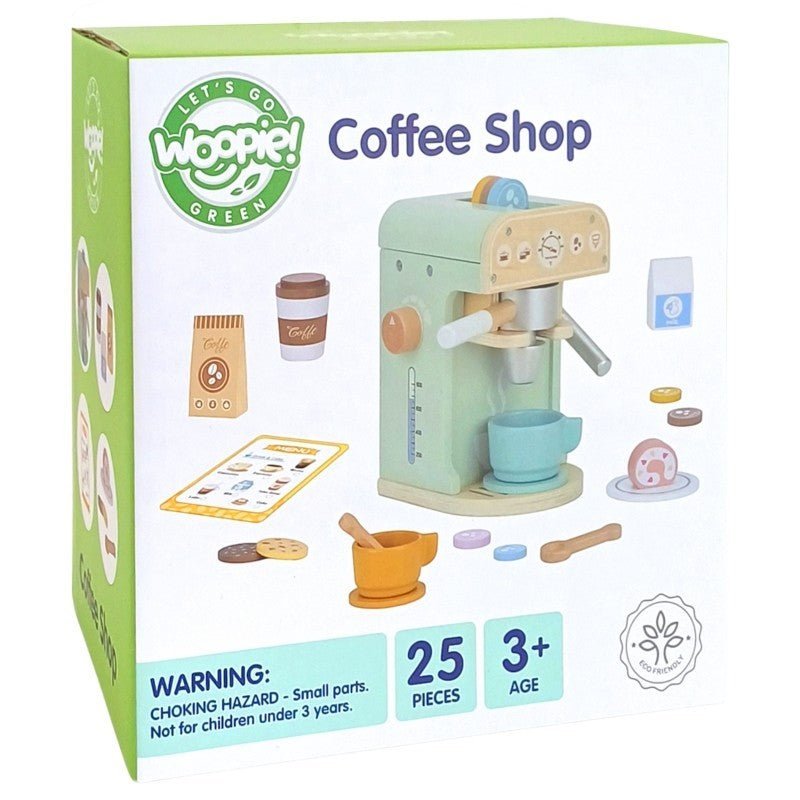 Houten Barista Set - Kleurrijk - Creatief Spel voor Jonge Barista's - SpeelSterk SpeelSterk
