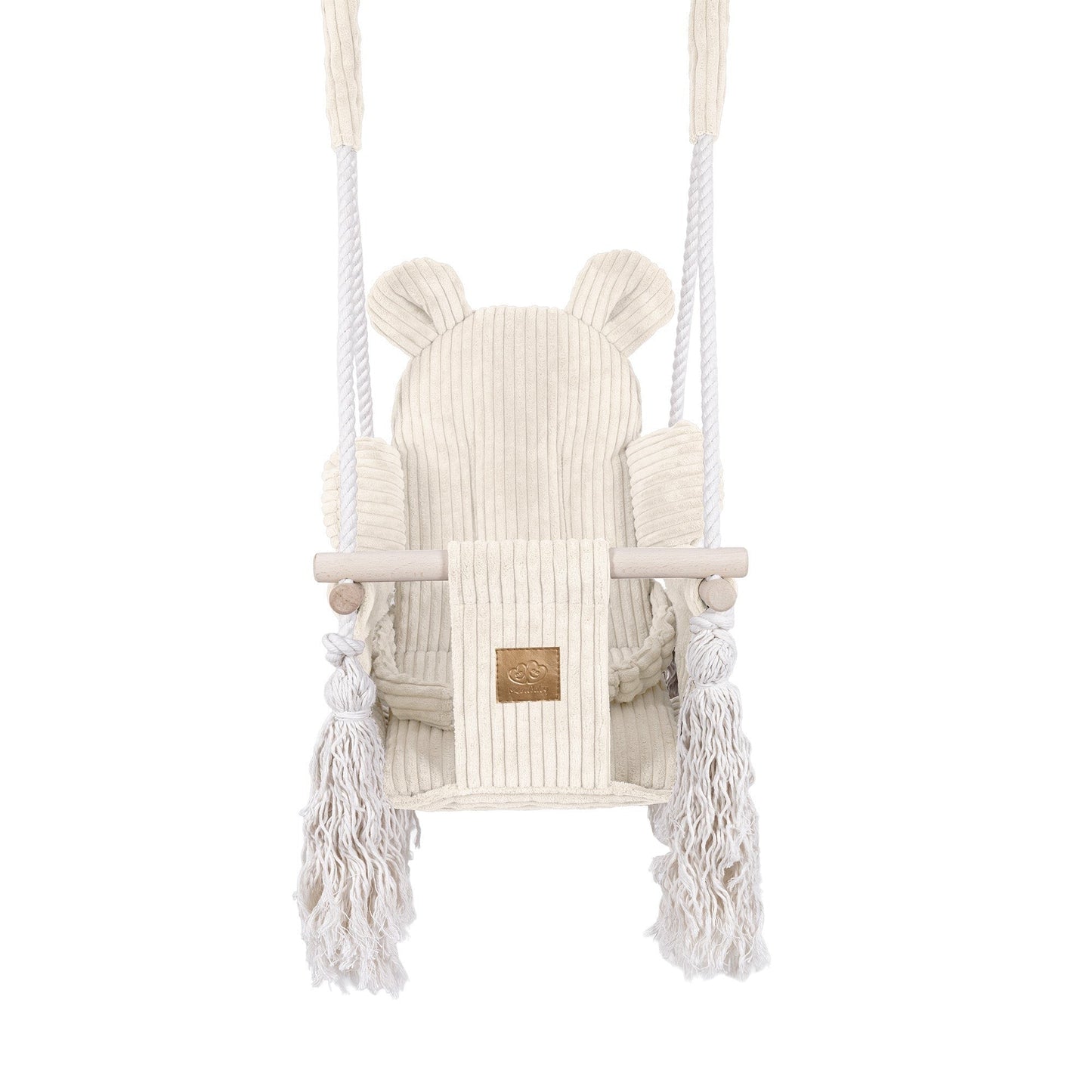Indoor Baby Schommel - Ecru - Veilig - Zacht Corduroy - SpeelSterk SpeelSterk