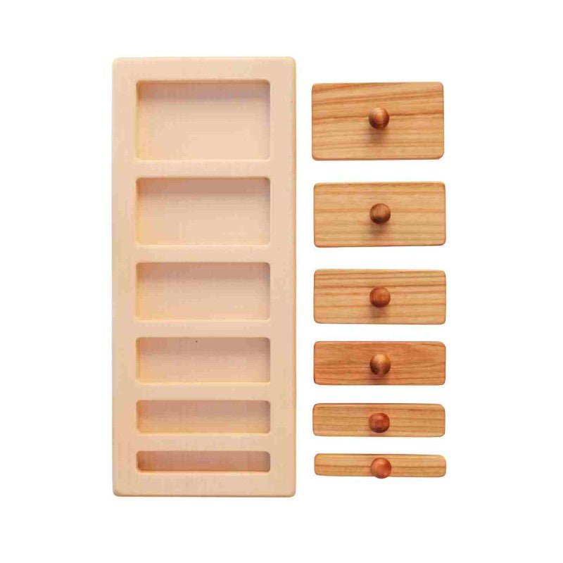 Houten Puzzelblokken - Multicolor - Veilig en Educatief Speelgoed - SpeelSterk SpeelSterk