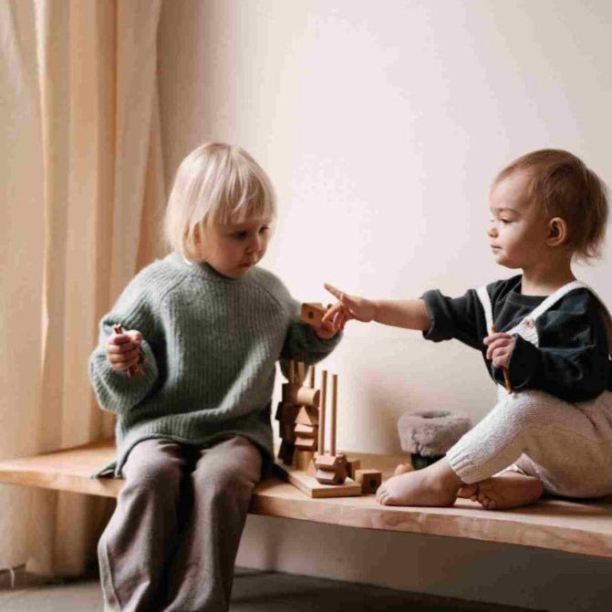 Houten Puzzel - Natuurlijk - Educatief - Veilig Speelgoed voor Kinderen - SpeelSterk SpeelSterk