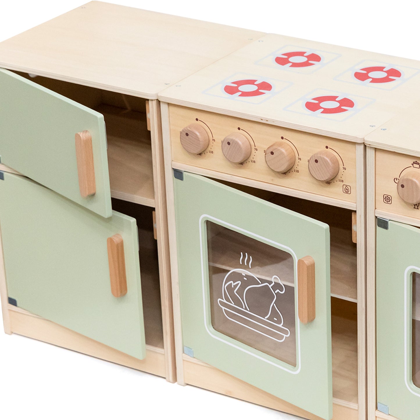 Large Wooden Kitchen Set