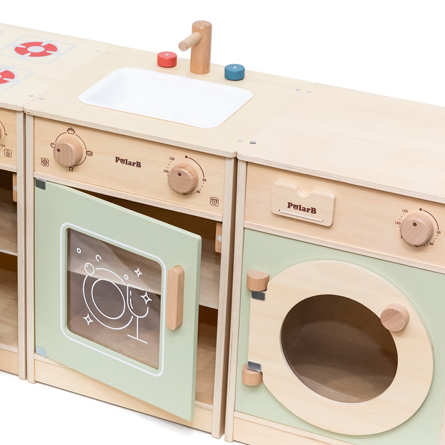 Large Wooden Kitchen Set