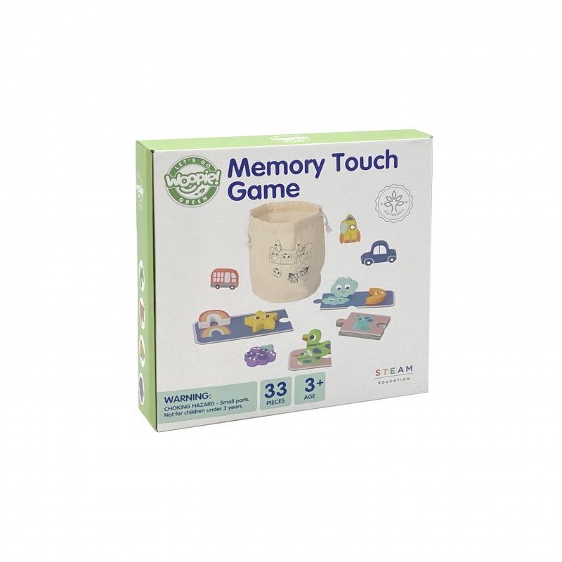 Memory Puzzel - Groene Houtkleur - Educatief en Creatief Speelplezier - SpeelSterk SpeelSterk