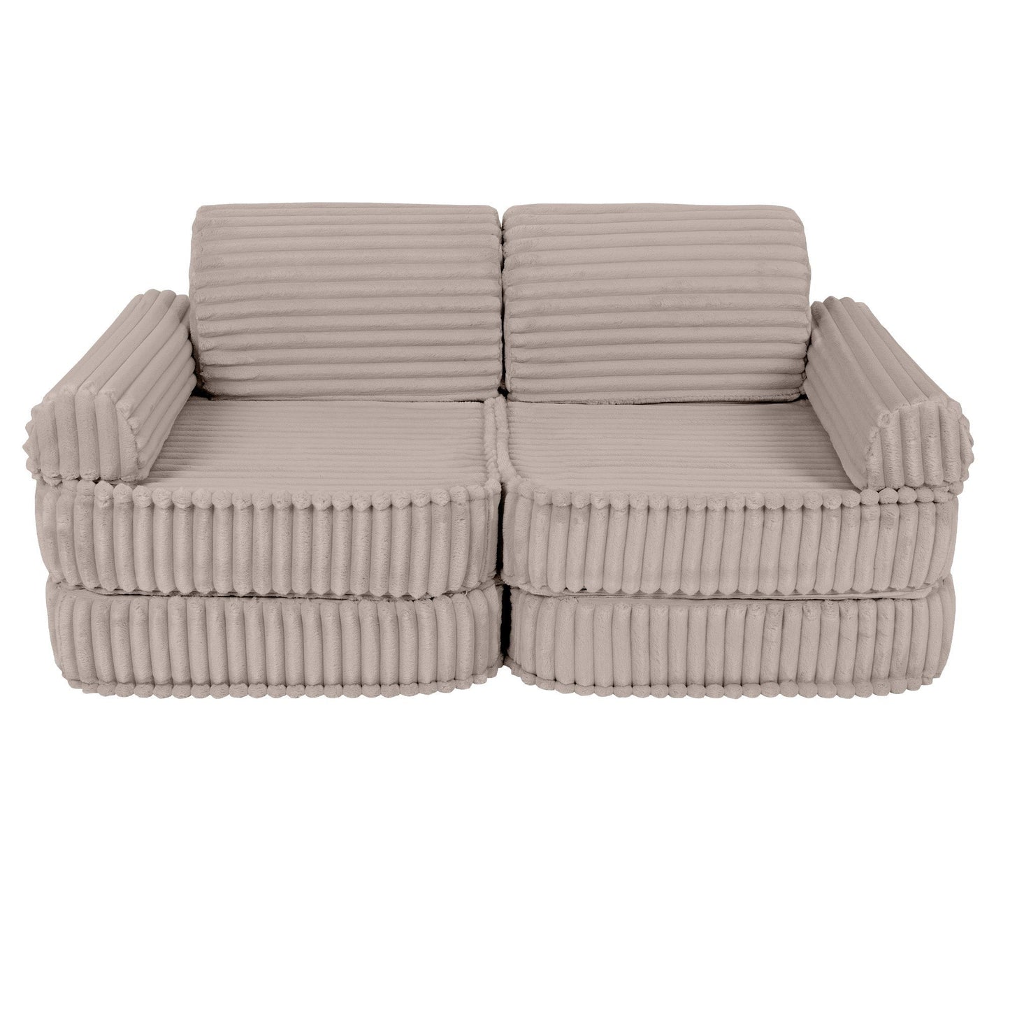 Modulaire Kindersofa - Beige - Veilig - Comfortabel - Churros Collectie - SpeelSterk SpeelSterk