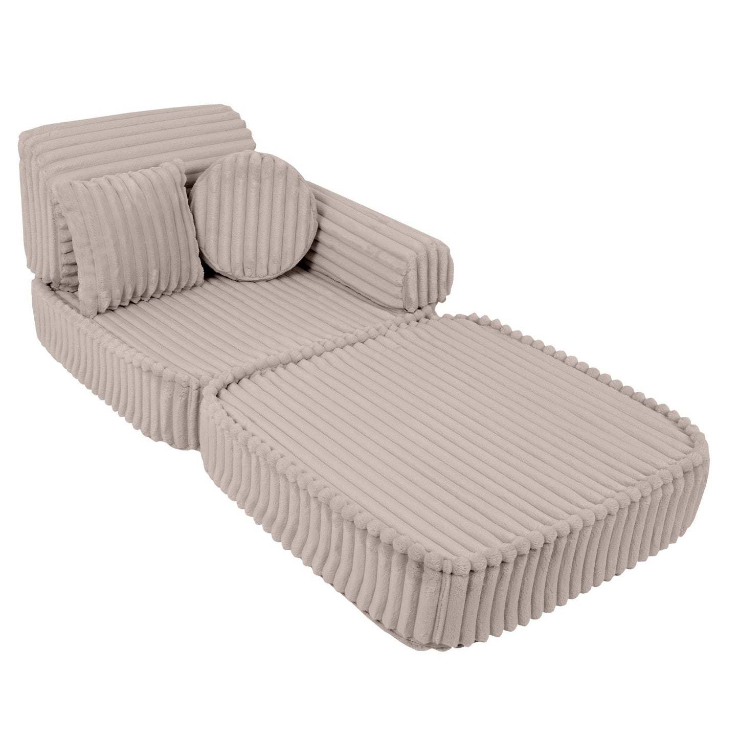 Modulaire Kindersofa - Beige - Veilig - Comfortabel - Churros Collectie - SpeelSterk SpeelSterk