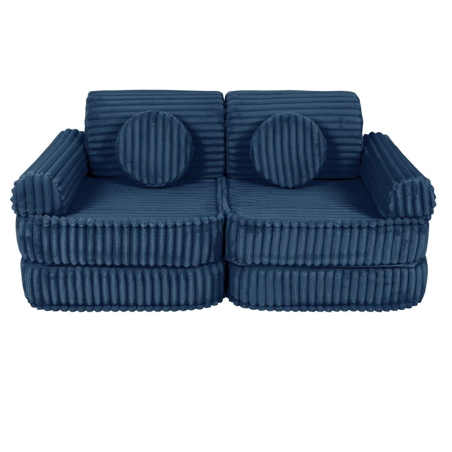 Modulaire Kindersofa - Blauw - Zacht - Perfect Voor Avontuurlijke Kinderen - SpeelSterk SpeelSterk