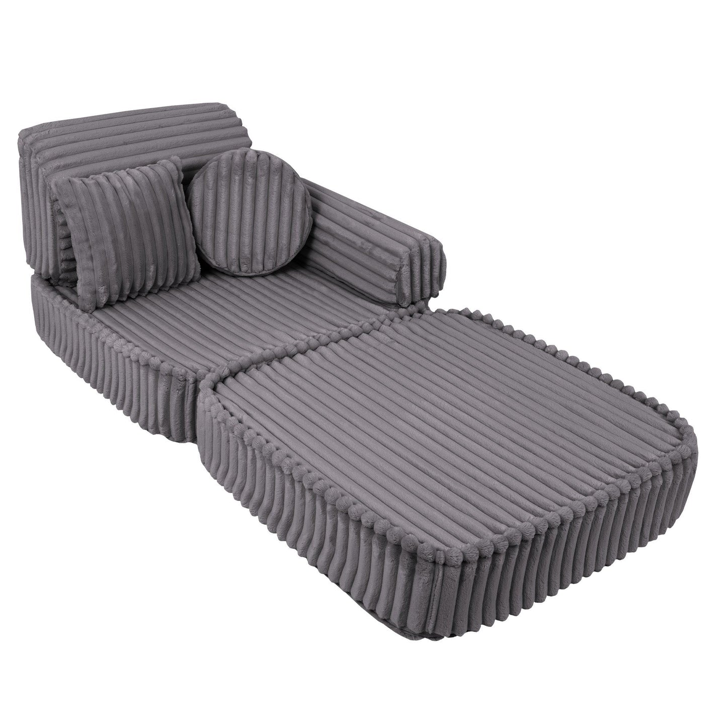 Modulaire Kindersofa - Donker Grijs - Creatief En Comfortabel - SpeelSterk SpeelSterk