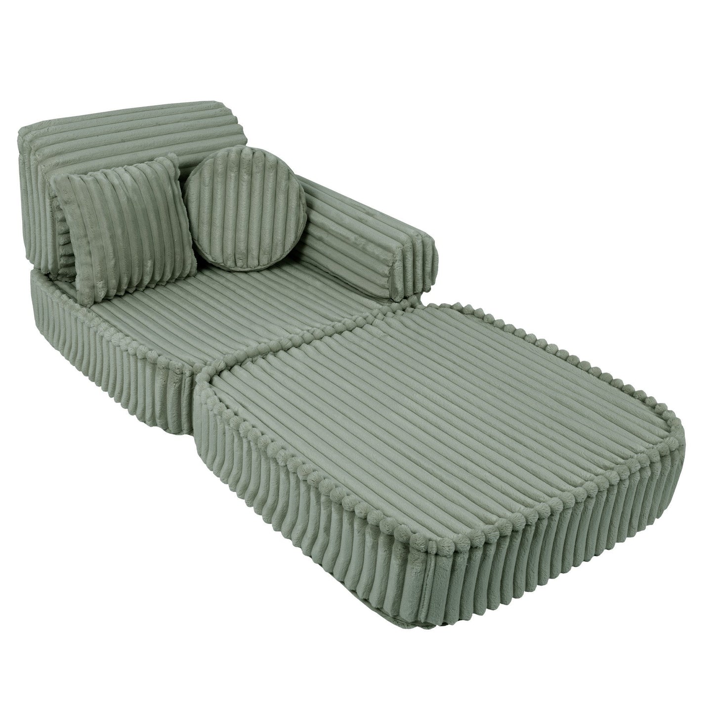 Modulaire Kindersofa - Groen - Veilig En Educatief Voor Kinderen - SpeelSterk SpeelSterk