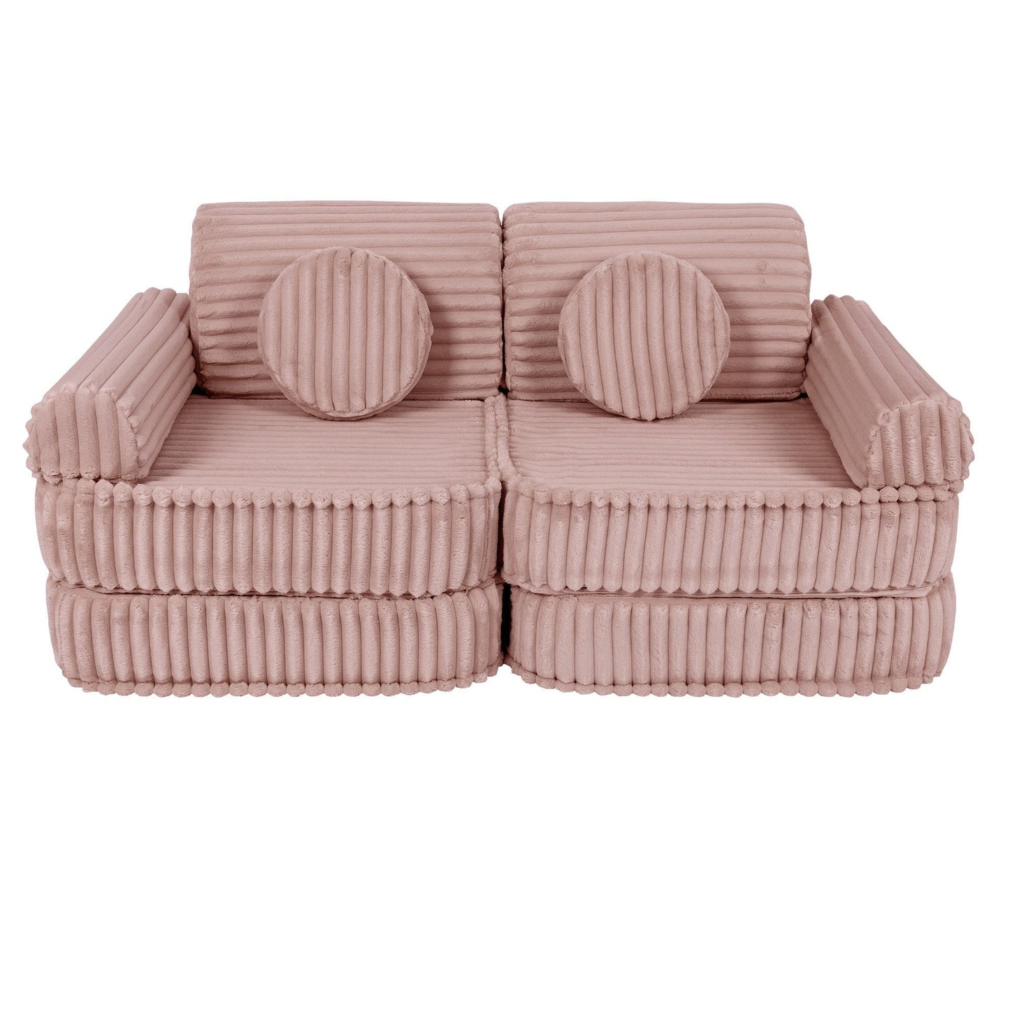Modulaire Kindersofa - Roze - Veilig - Creatief Speelgoed voor Kinderen - SpeelSterk SpeelSterk