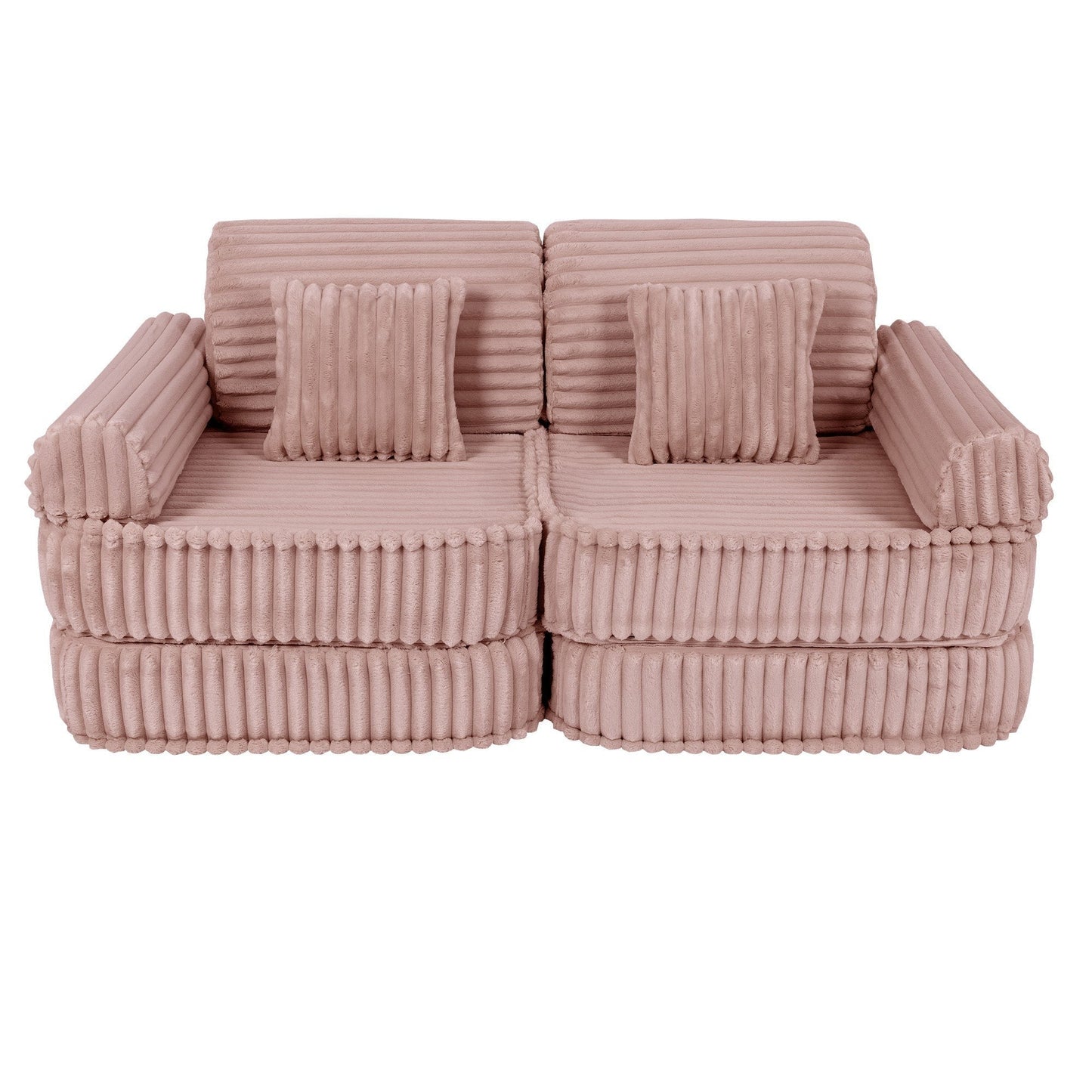 Modulaire Kindersofa - Roze - Veilig - Creatief Speelgoed voor Kinderen - SpeelSterk SpeelSterk