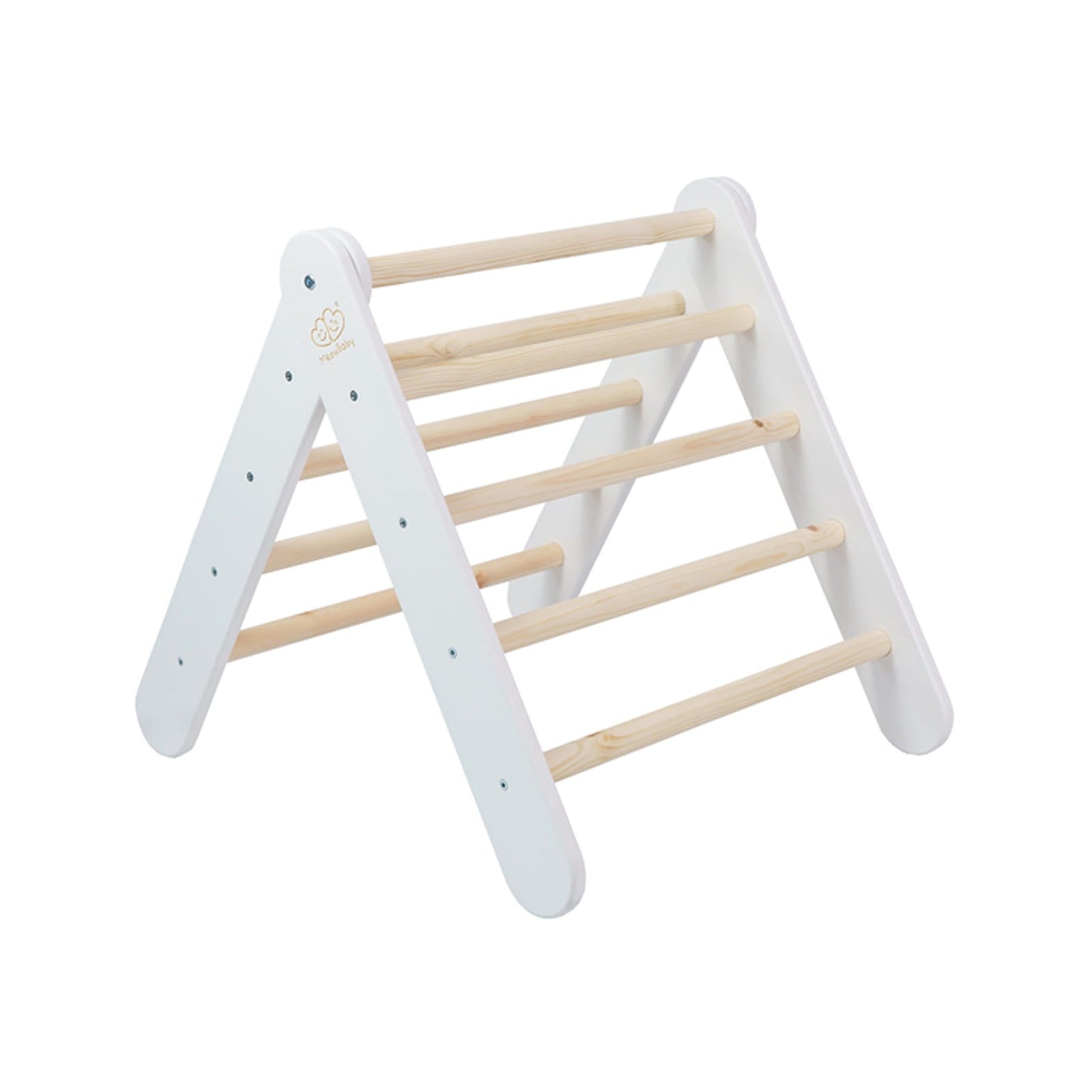 Montessori Driehoekladder - Wit - Veilig - Ontwikkeling Voor Kinderen - SpeelSterk SpeelSterk