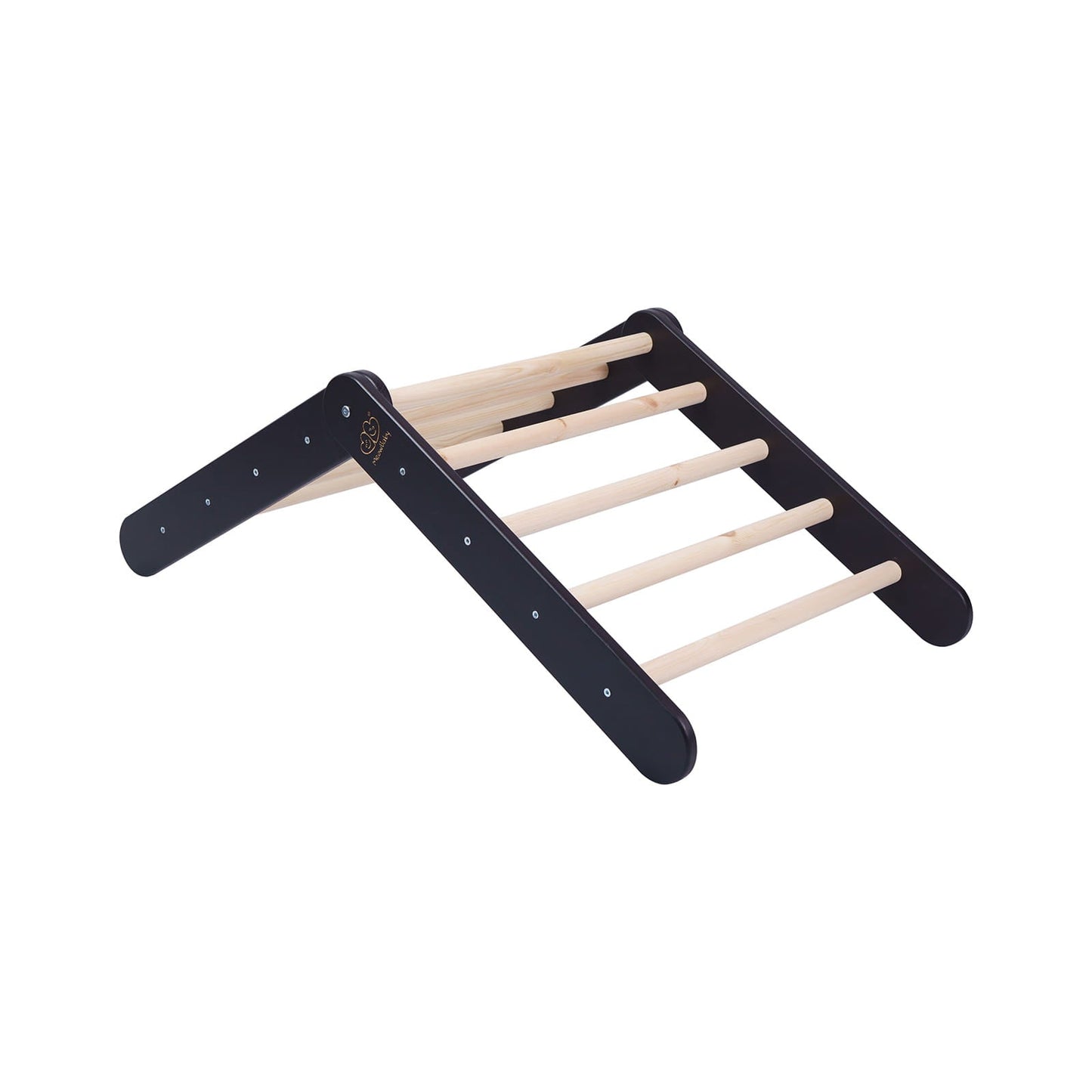 Montessori Driehoekladder - Zwart - Veilig - Ontwikkeling Motoriek - SpeelSterk SpeelSterk