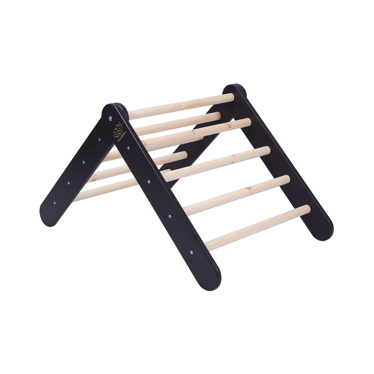 Montessori Driehoekladder - Zwart - Veilig - Ontwikkeling Motoriek - SpeelSterk SpeelSterk