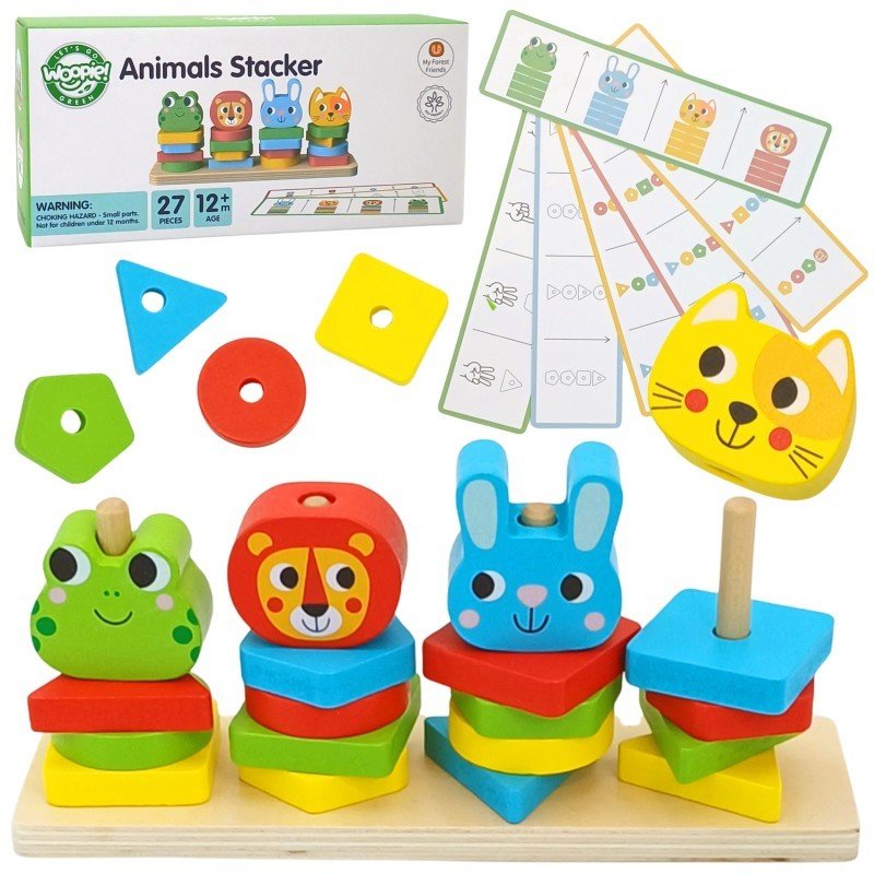 Sorteerspeelgoed - Vormen en Dieren - Kleurrijk - Educatief - SpeelSterk SpeelSterk