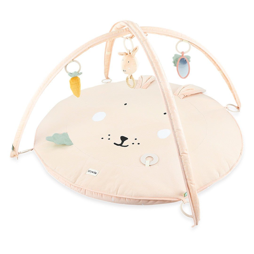 Speelkleed - Mrs Rabbit - Pastelkleuren - Veilig en Stimulerend - SpeelSterk SpeelSterk