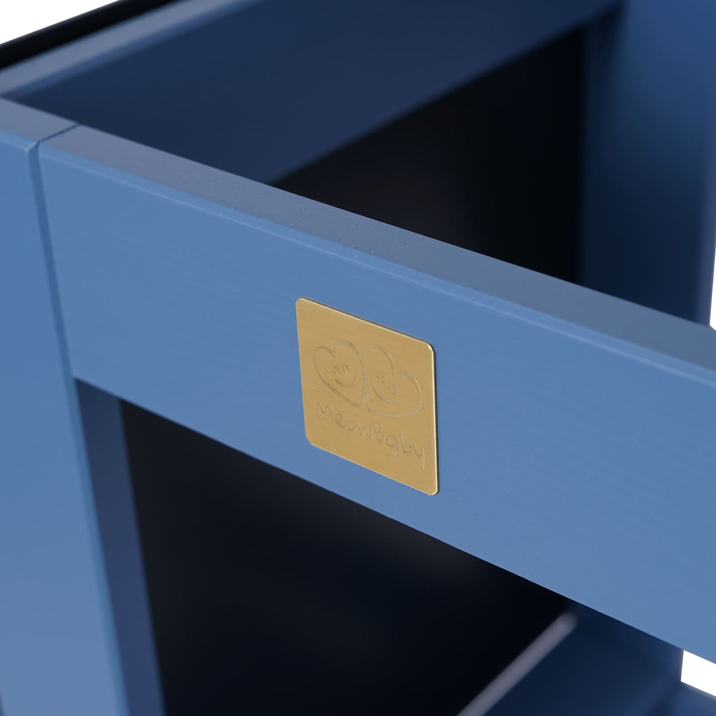 Verstelbaar Keukenhulpje - Blauw - Veilig en Leuk Voor Kinderen - SpeelSterk SpeelSterk