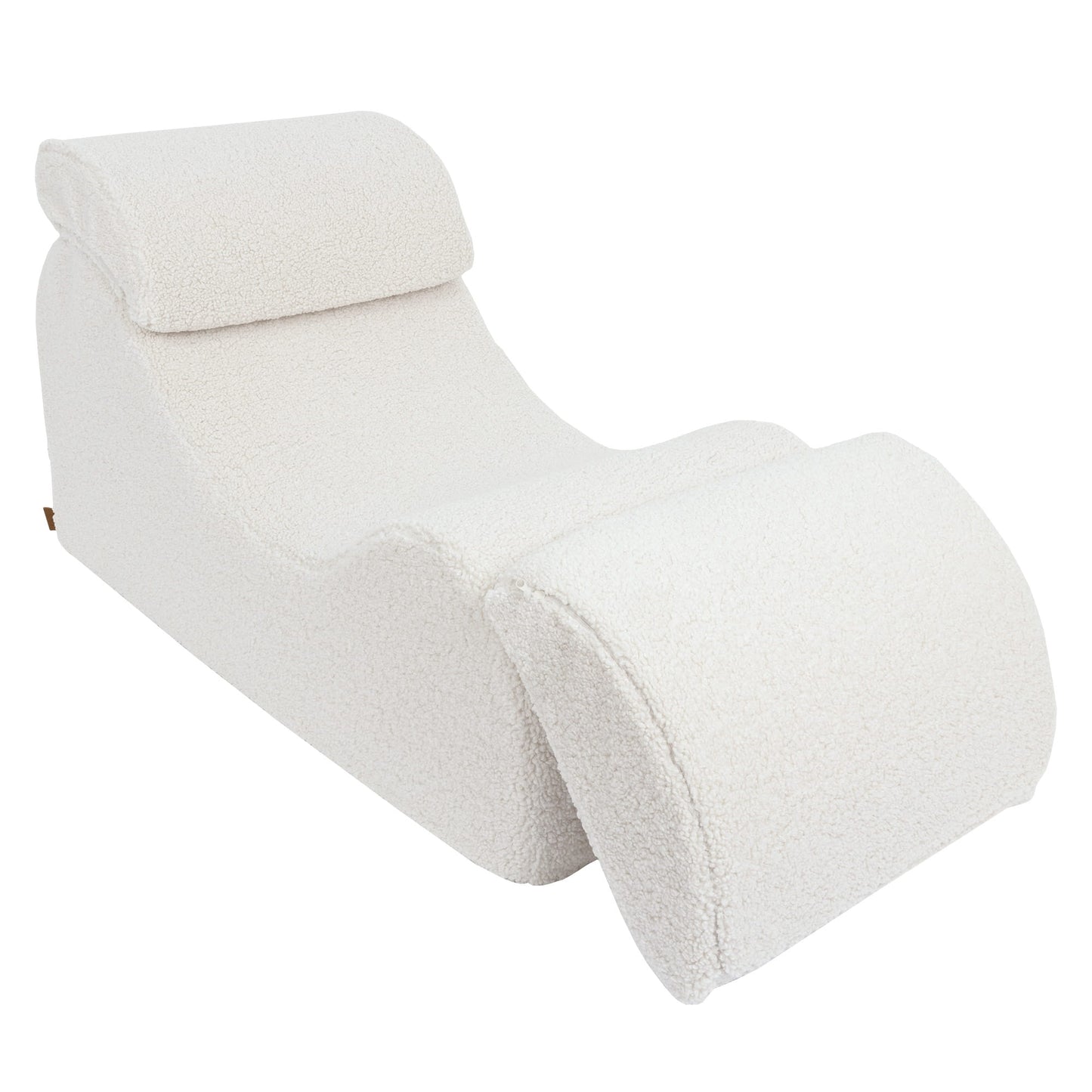 Wave Lounger - Boucle - Crème - Veilig - Comfortabel Voor Kinderen - SpeelSterk SpeelSterk