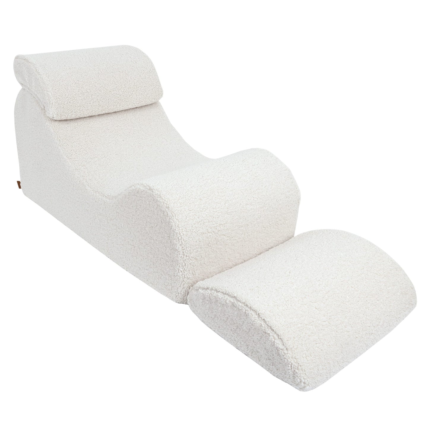 Wave Lounger - Boucle - Crème - Veilig - Comfortabel Voor Kinderen - SpeelSterk SpeelSterk