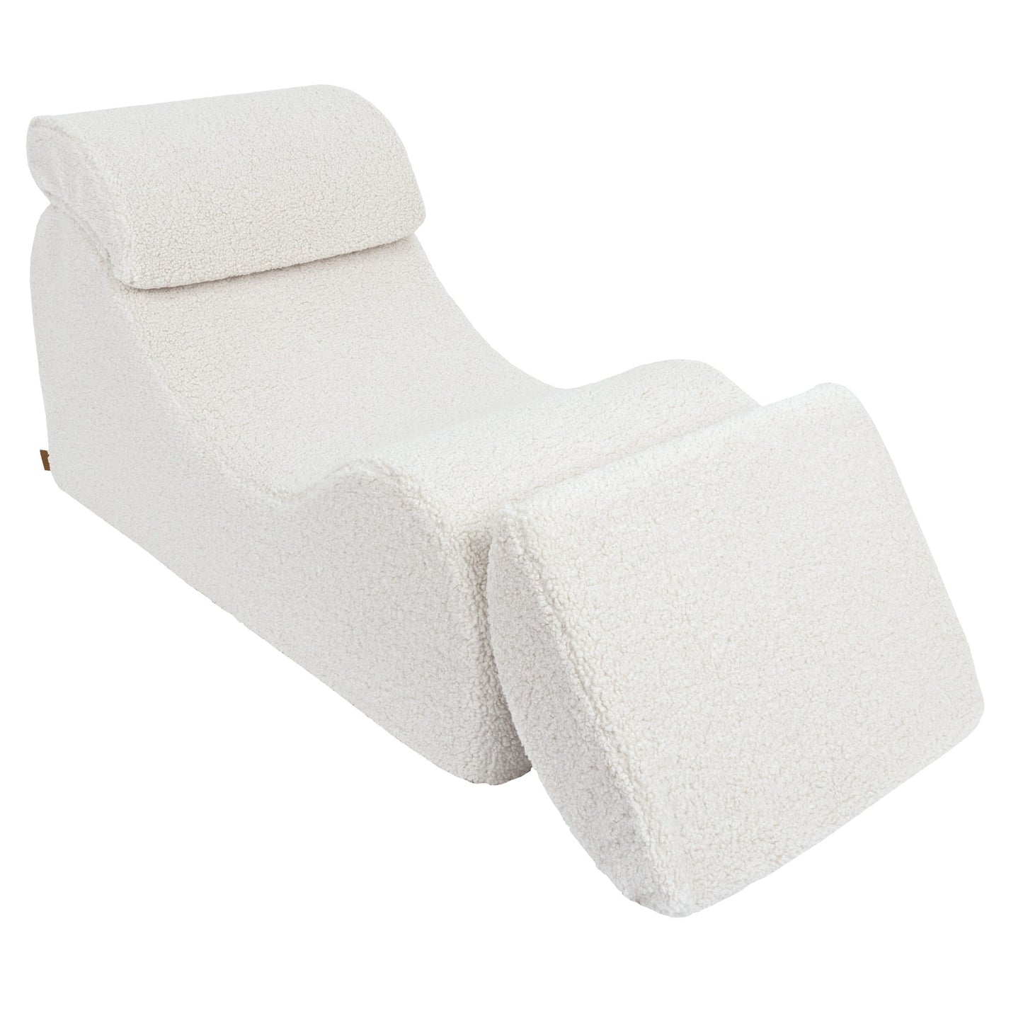 Wave Lounger - Boucle - Crème - Veilig - Comfortabel Voor Kinderen - SpeelSterk SpeelSterk