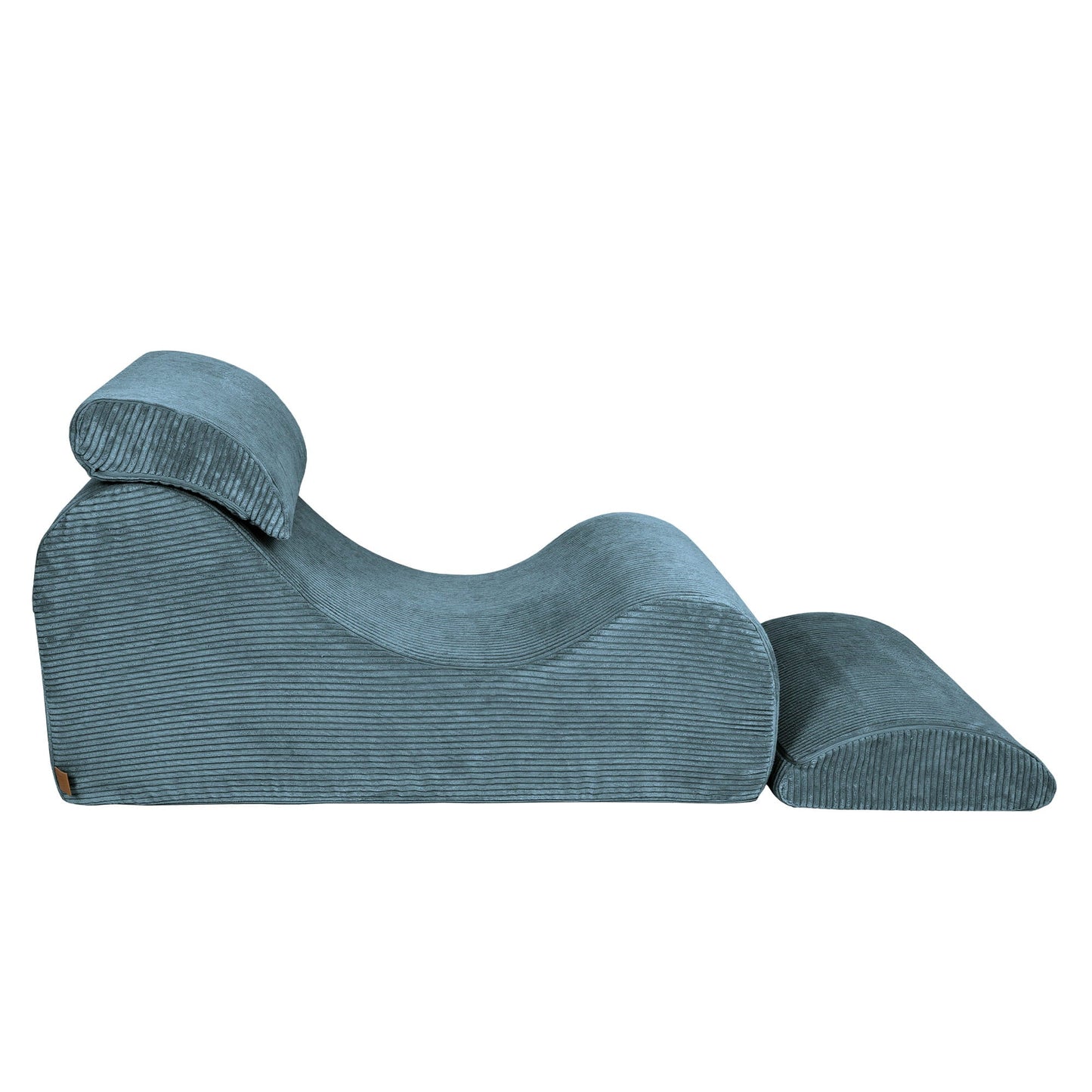 Wave Lounger - Turquoise - Zacht - Modern Ontwerp Voor Kinderen - SpeelSterk SpeelSterk