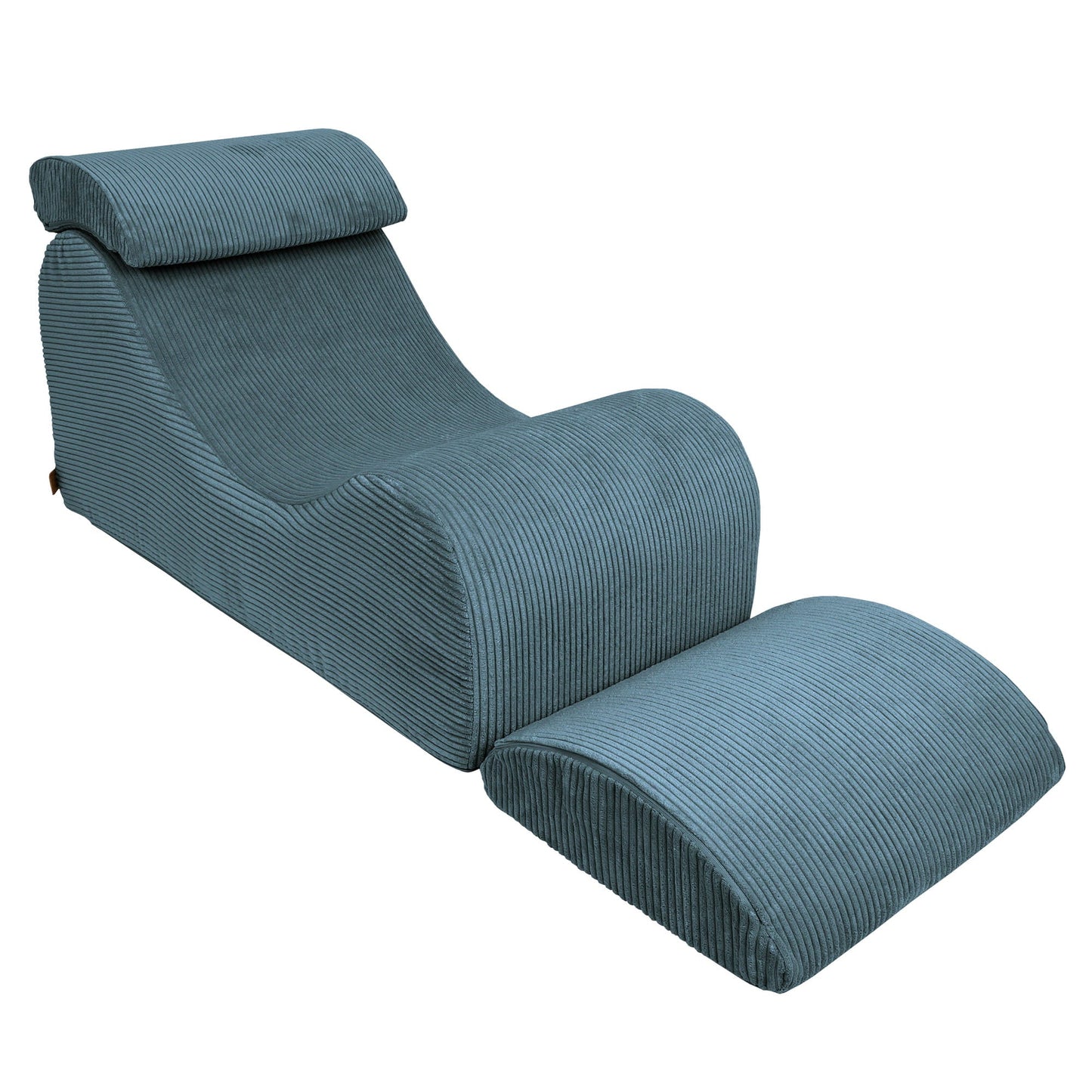 Wave Lounger - Turquoise - Zacht - Modern Ontwerp Voor Kinderen - SpeelSterk SpeelSterk
