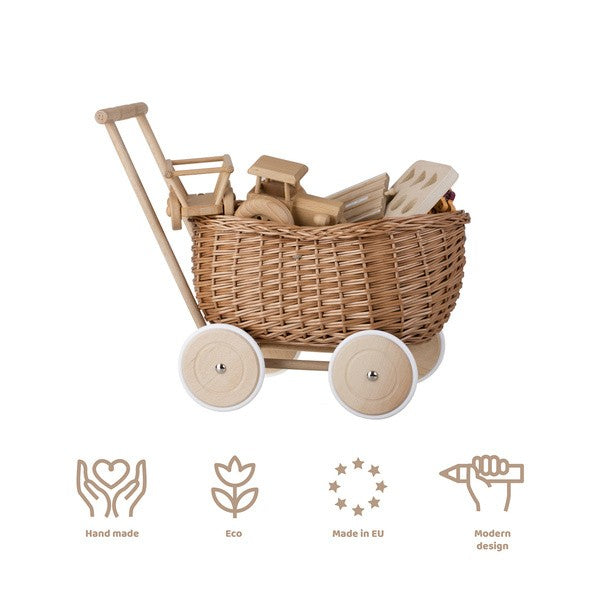 Wicker Toy Trailer SpeelSterk.nl