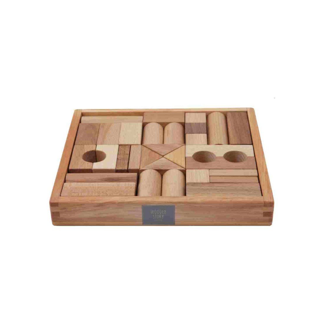Houten Blokken - Creatief - Leerzaam - Veilig - Natuurlijk Hout - SpeelSterk SpeelSterk