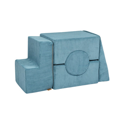 Vormen Set - Turquoise - Zachte Speelblokken - Veilig en Creatief - SpeelSterk 