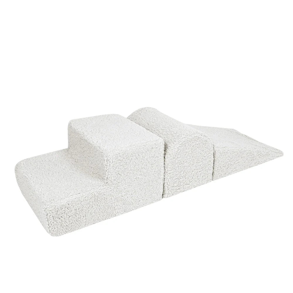 3-Delige Speelvormenset - Wit - Zacht - Educatief Speelplezier - SpeelSterk 