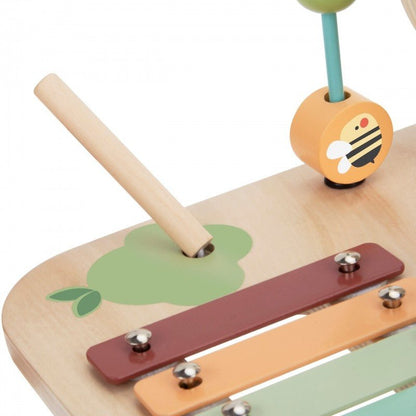 5-in-1 Houten Activiteitentafel - Groen - Educatief en Veilig - SpeelSterk 
