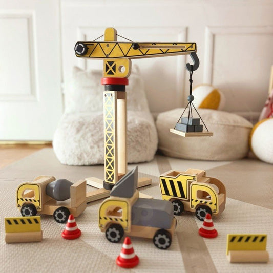 5 - in - 1 Houten Constructieset - SpeelSterk