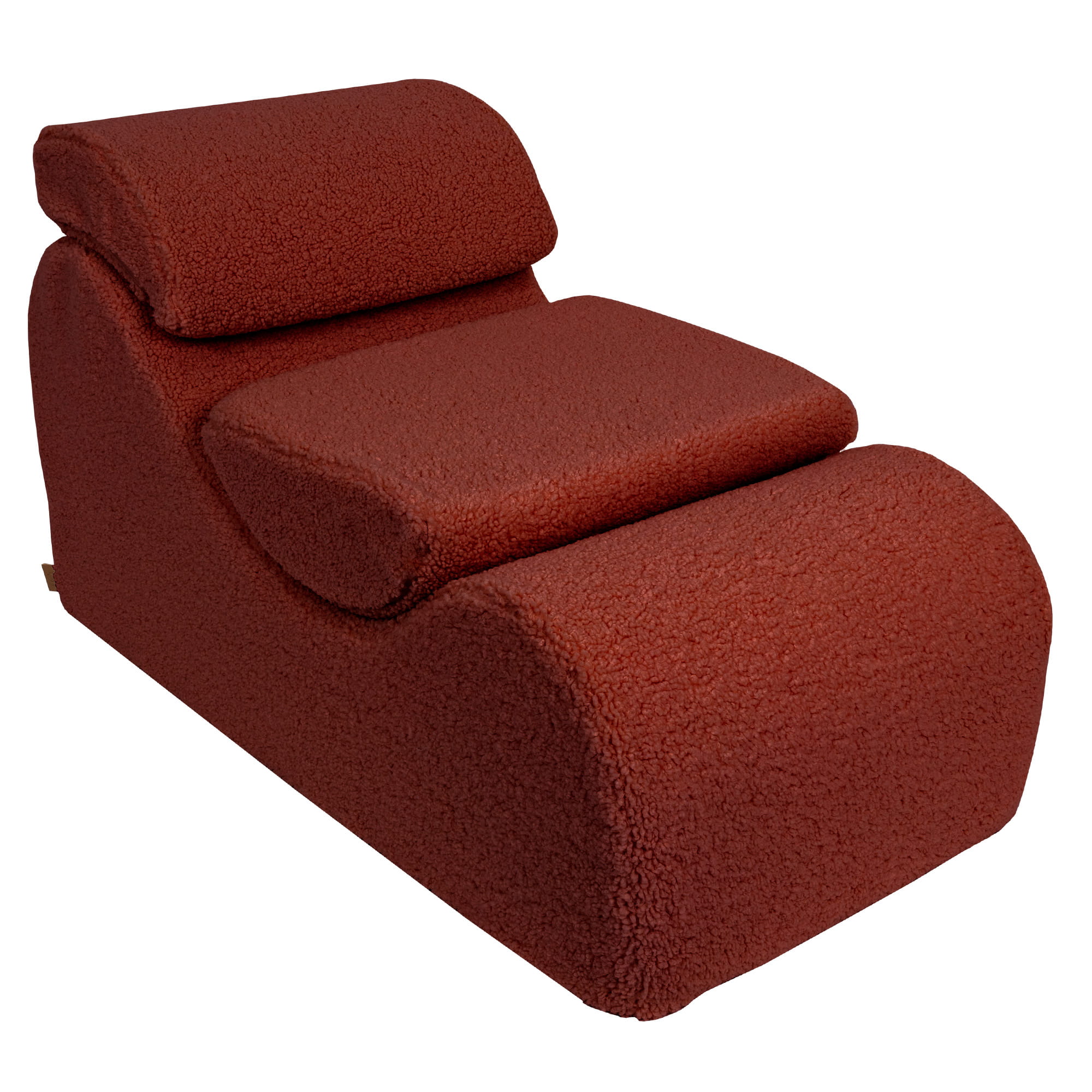 Wave Lounger Boucle - Bruin - Comfortabel - Creatief - Veilig - SpeelSterk 