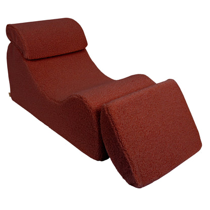 Wave Lounger Boucle - Bruin - Comfortabel - Creatief - Veilig - SpeelSterk 