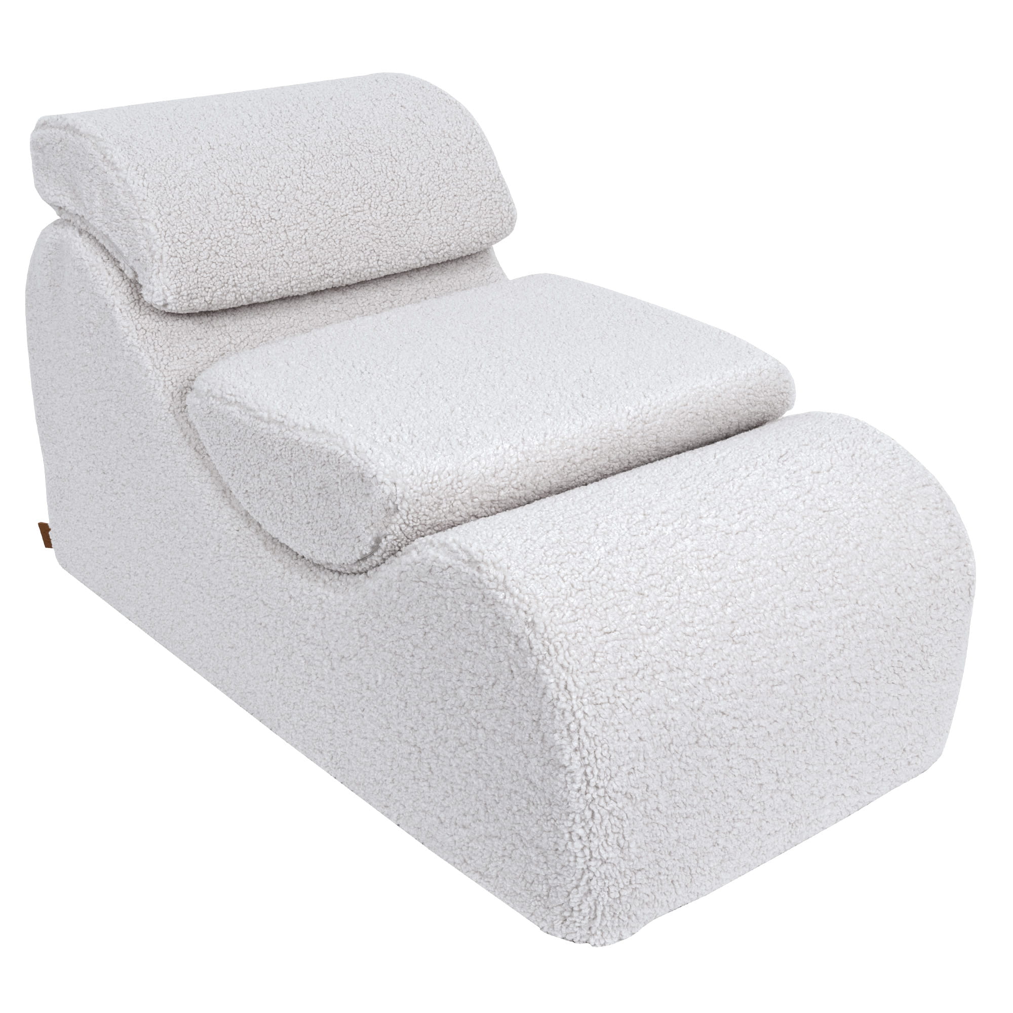 Wave Lounger Boucle - Beige - Comfortabel - Veilig Voor Kinderen - SpeelSterk 
