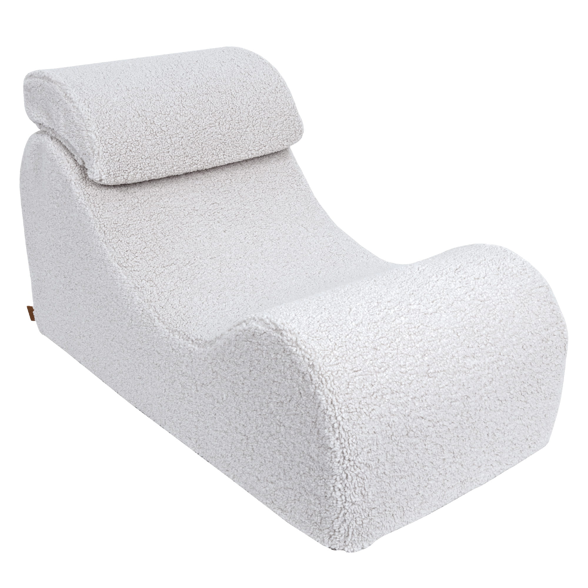 Wave Lounger Boucle - Beige - Comfortabel - Veilig Voor Kinderen - SpeelSterk 