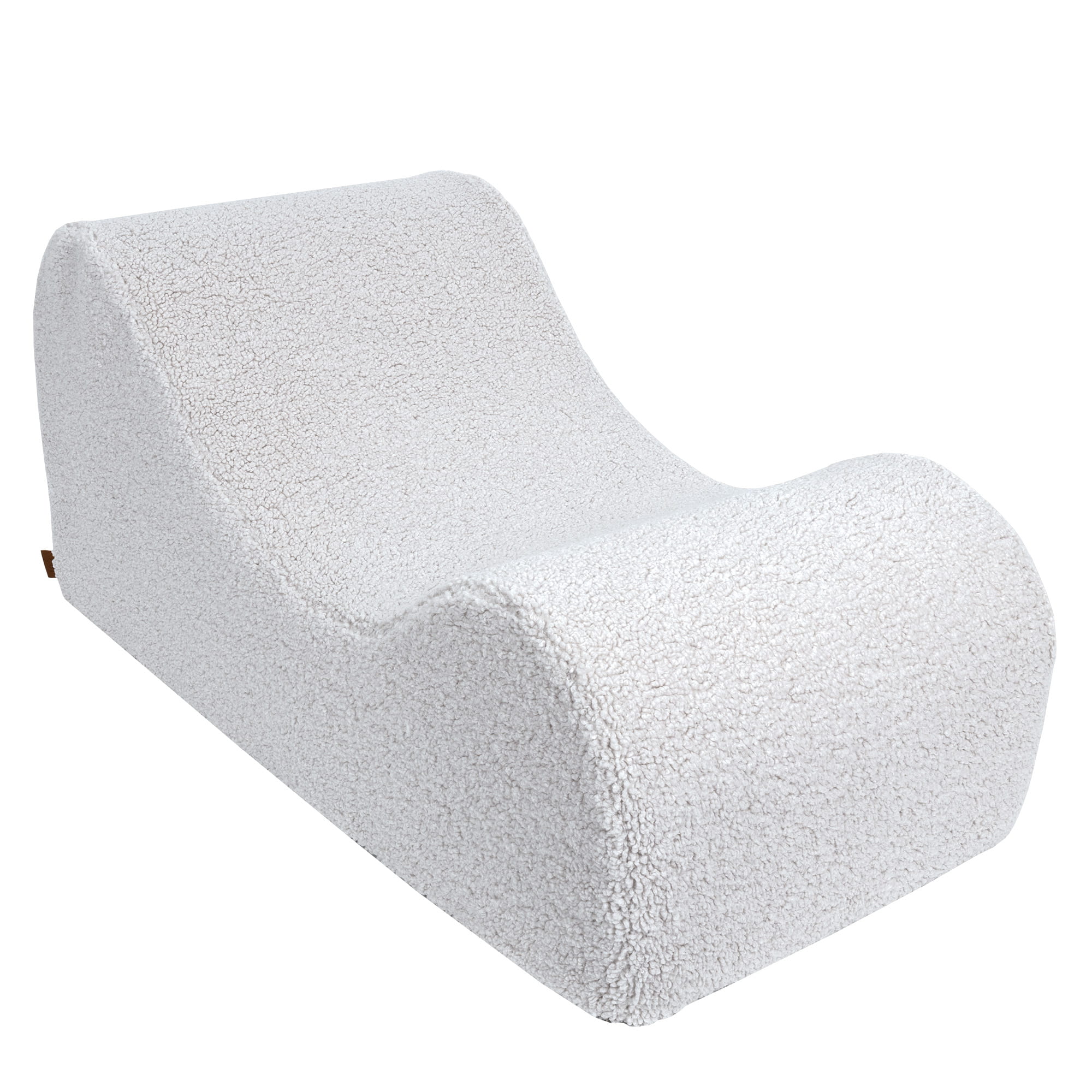 Wave Lounger Boucle - Beige - Comfortabel - Veilig Voor Kinderen - SpeelSterk 
