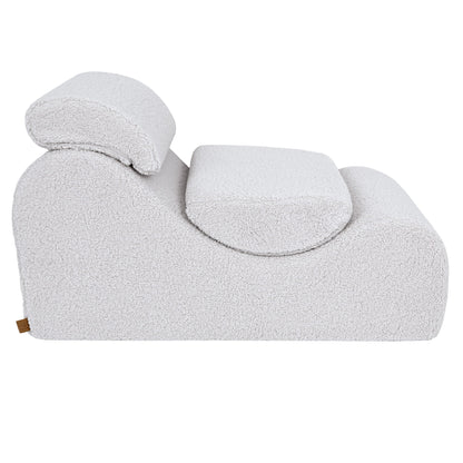 Wave Lounger Boucle - Beige - Comfortabel - Veilig Voor Kinderen - SpeelSterk 