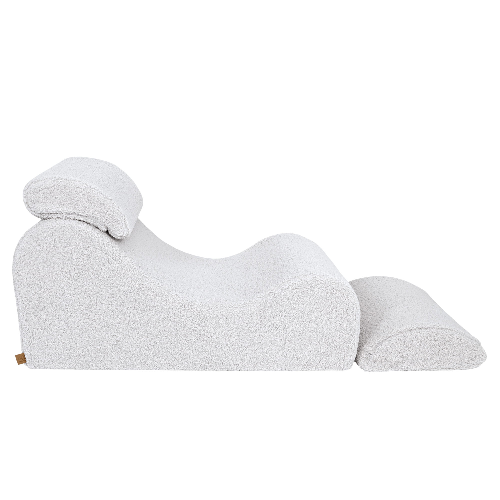 Wave Lounger Boucle - Beige - Comfortabel - Veilig Voor Kinderen - SpeelSterk 