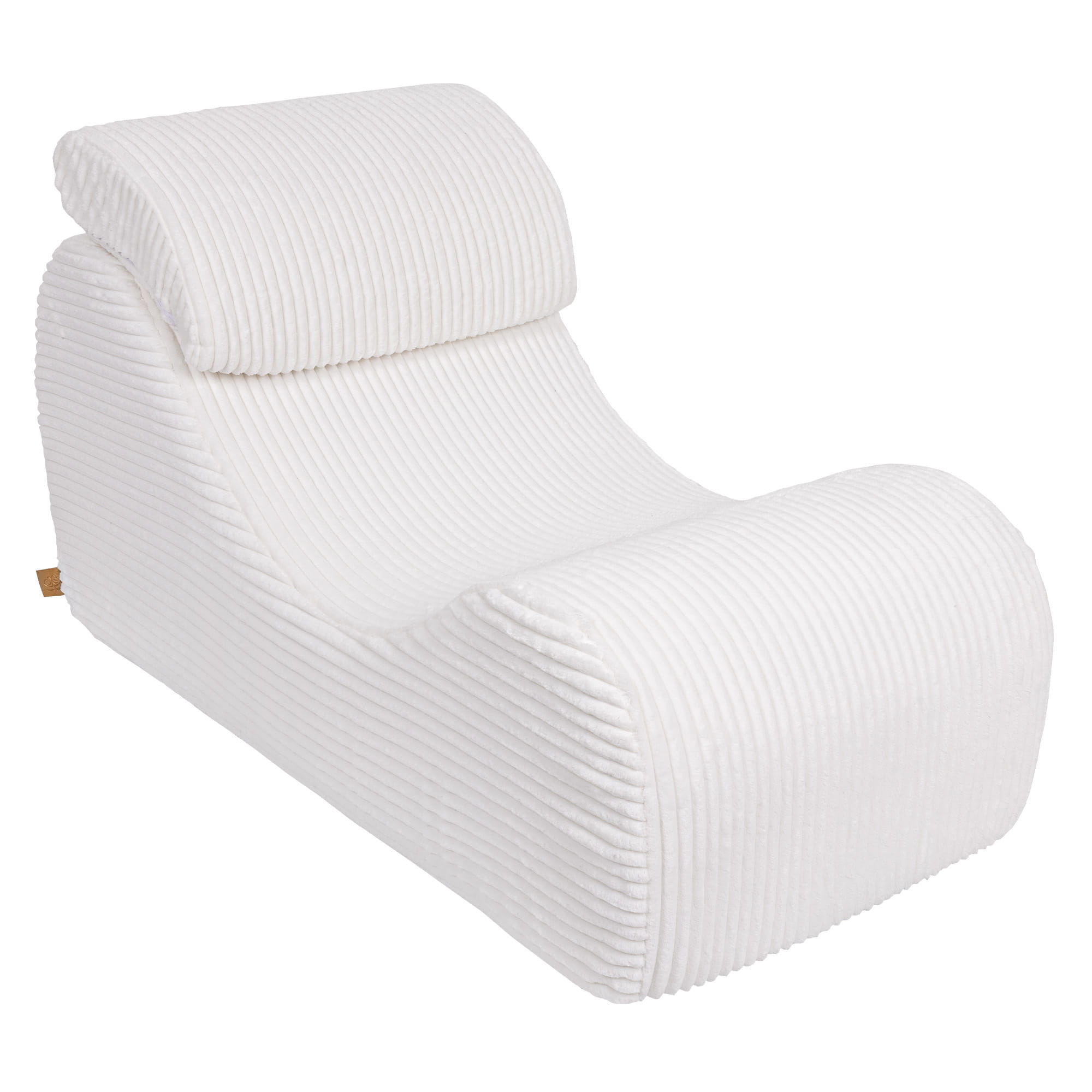 Wave Lounger - Witte Furrycord - Zacht en Comfortabel Speelmeubel - SpeelSterk 