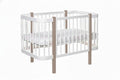 Baby Crib ELIN - Cappuccino/White