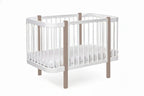 Baby Crib ELIN - Cappuccino/White - SpeelSterk.nl